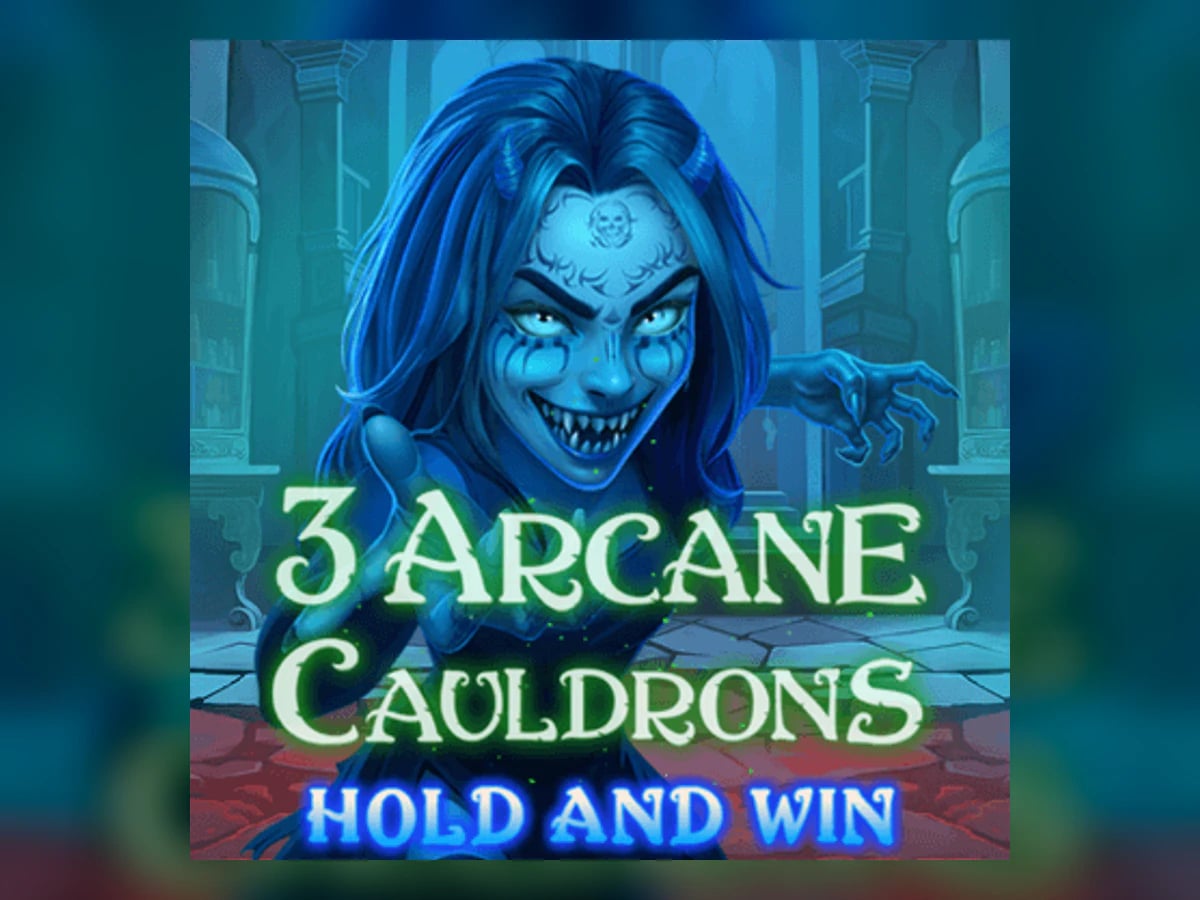 3 Arcane Cauldrons slot game artwork