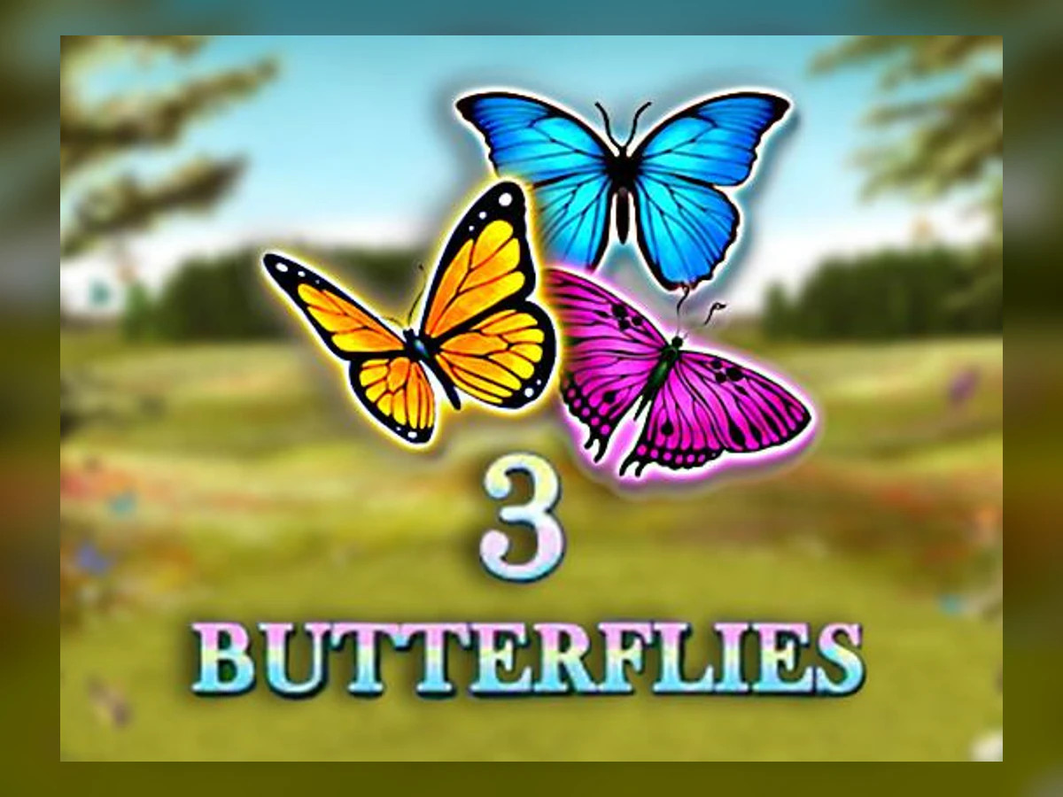 3 Butterflies slot game artwork