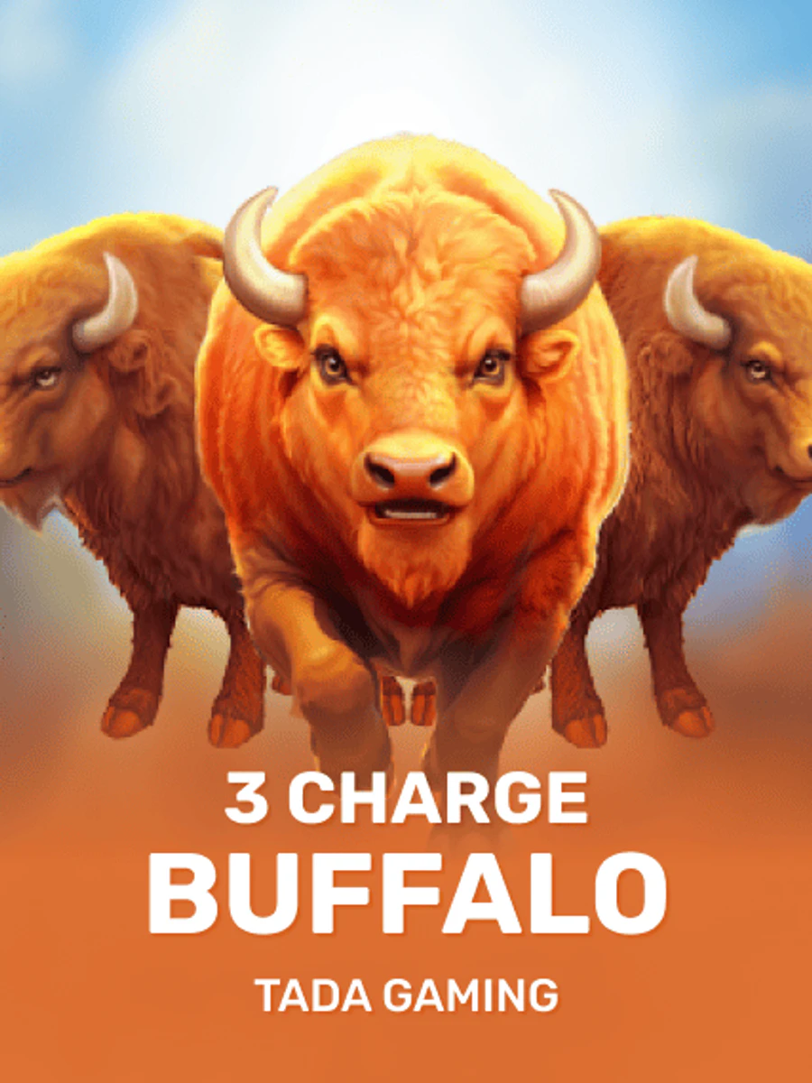 3 Charge Buffalo slot game artwork
