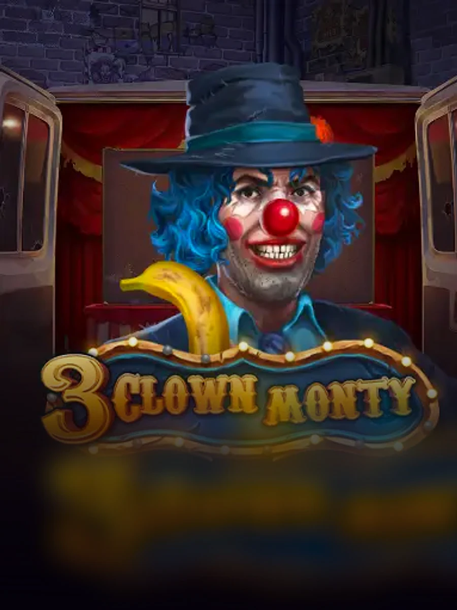 3 Clown Monty slot game artwork