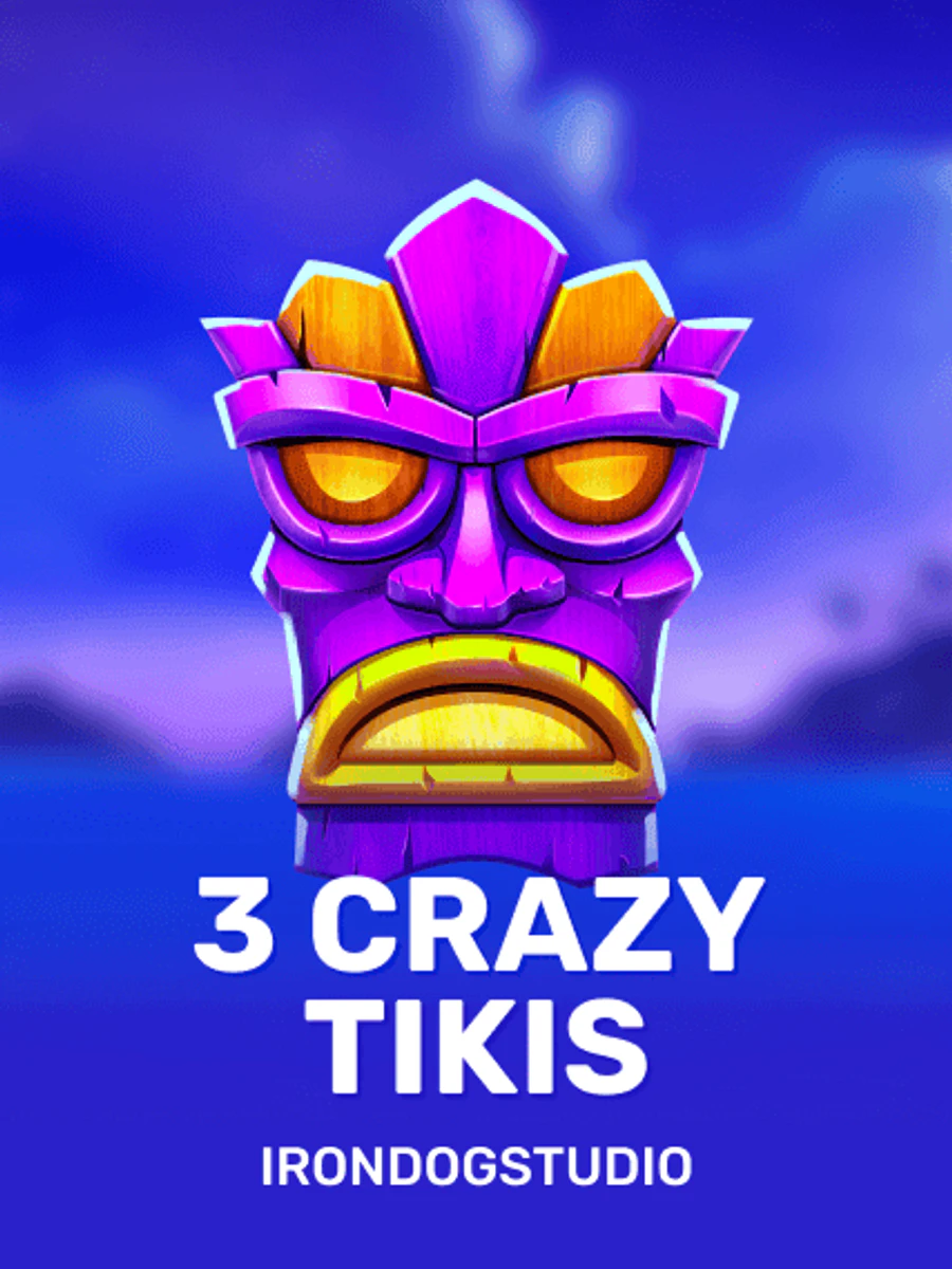 3 Crazy Tikis slot game artwork