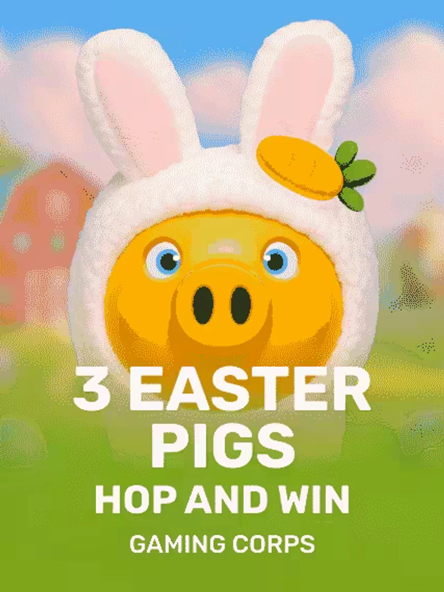 3 Easter Pigs - Hop and Win slot game artwork