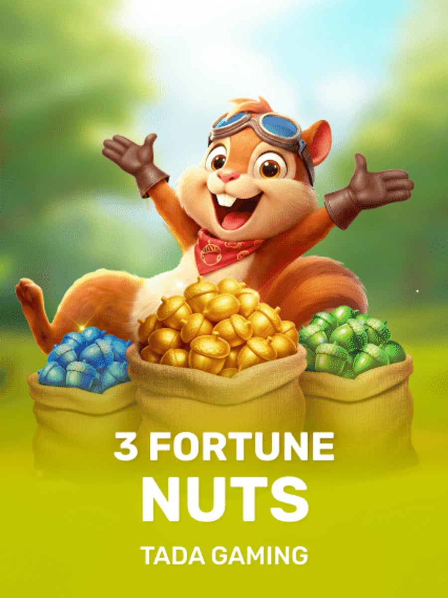 3 Fortune Nuts slot game artwork