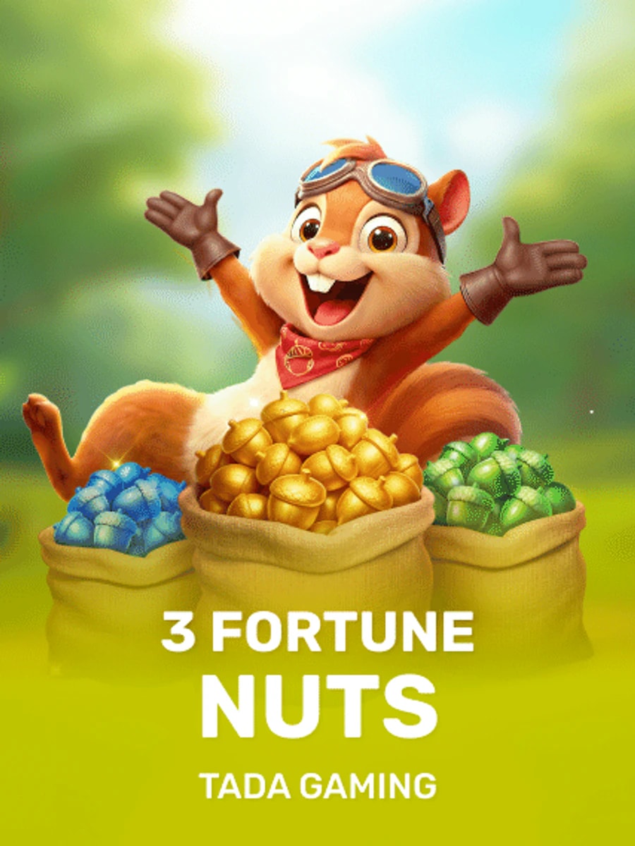 3 Fortune Nuts slot game artwork