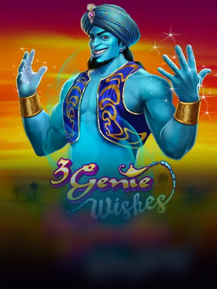 3 Genie Wishes slot game artwork