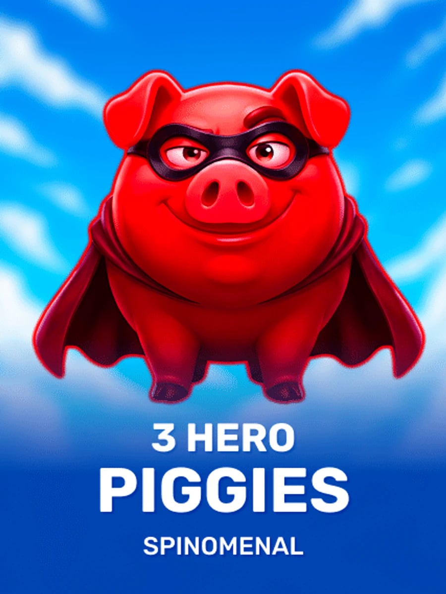 3 Hero Piggies slot game artwork