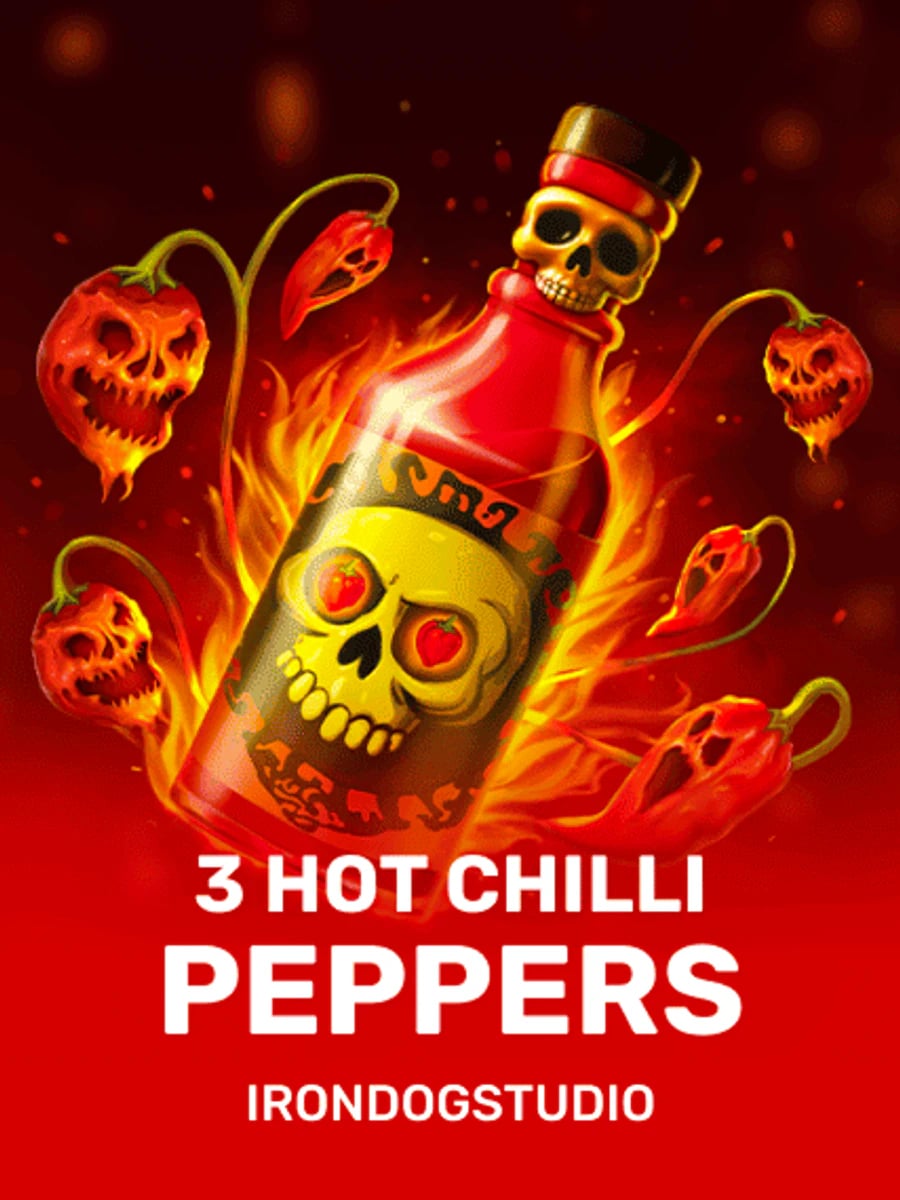 3 Hot Chilli Peppers slot game artwork
