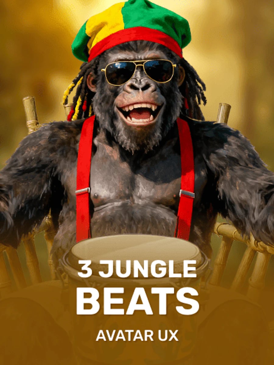 3 Jungle Beats slot game artwork