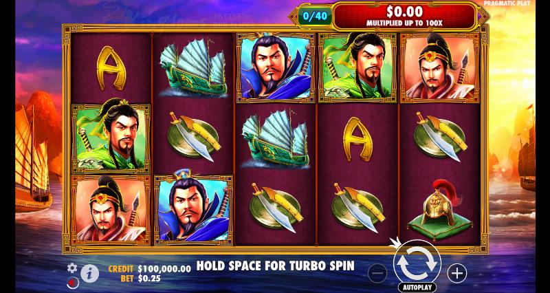 3 Kingdoms – Battle of Red Cliffs slot game artwork