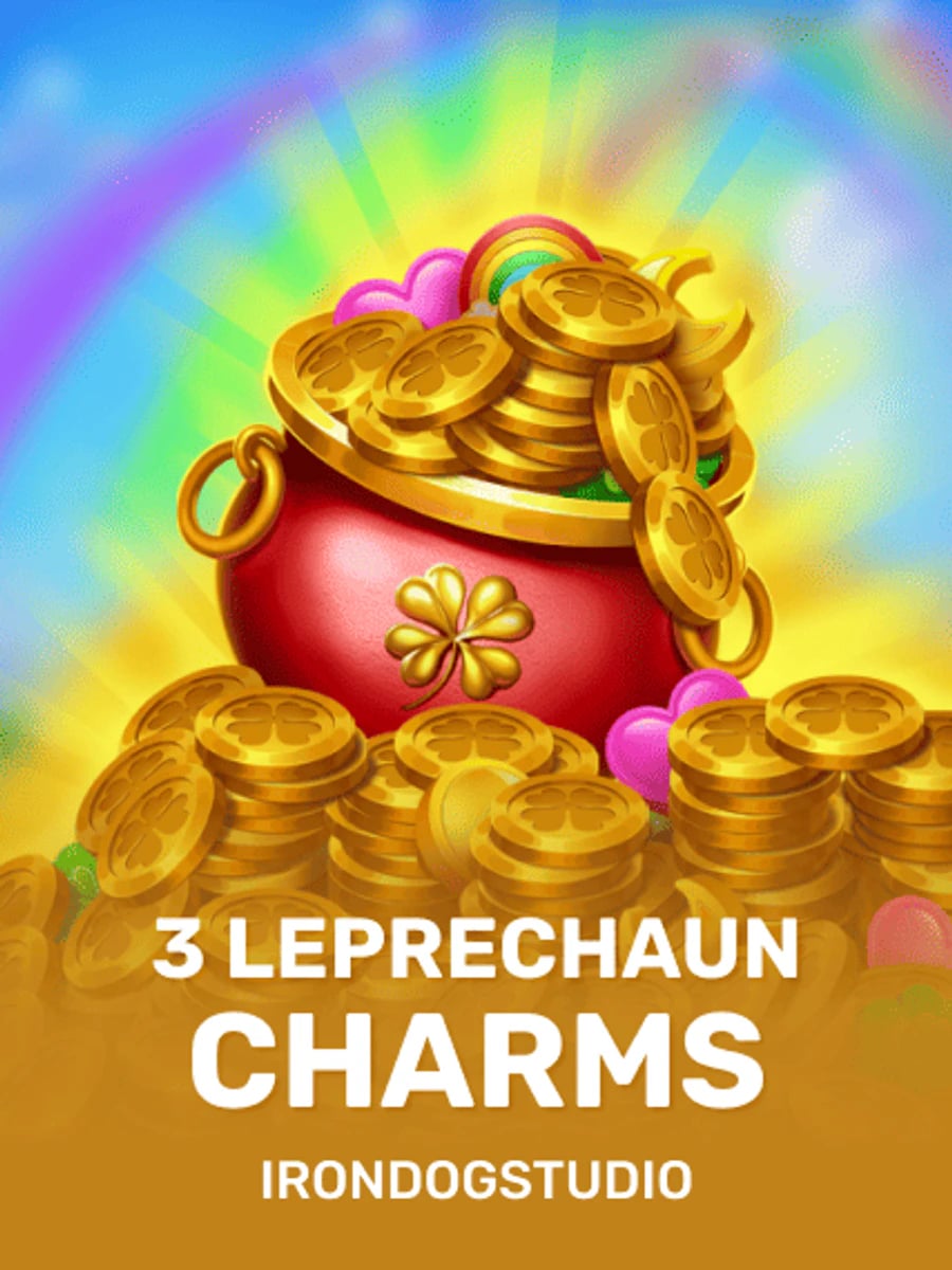 3 Leprechaun Charms slot game artwork