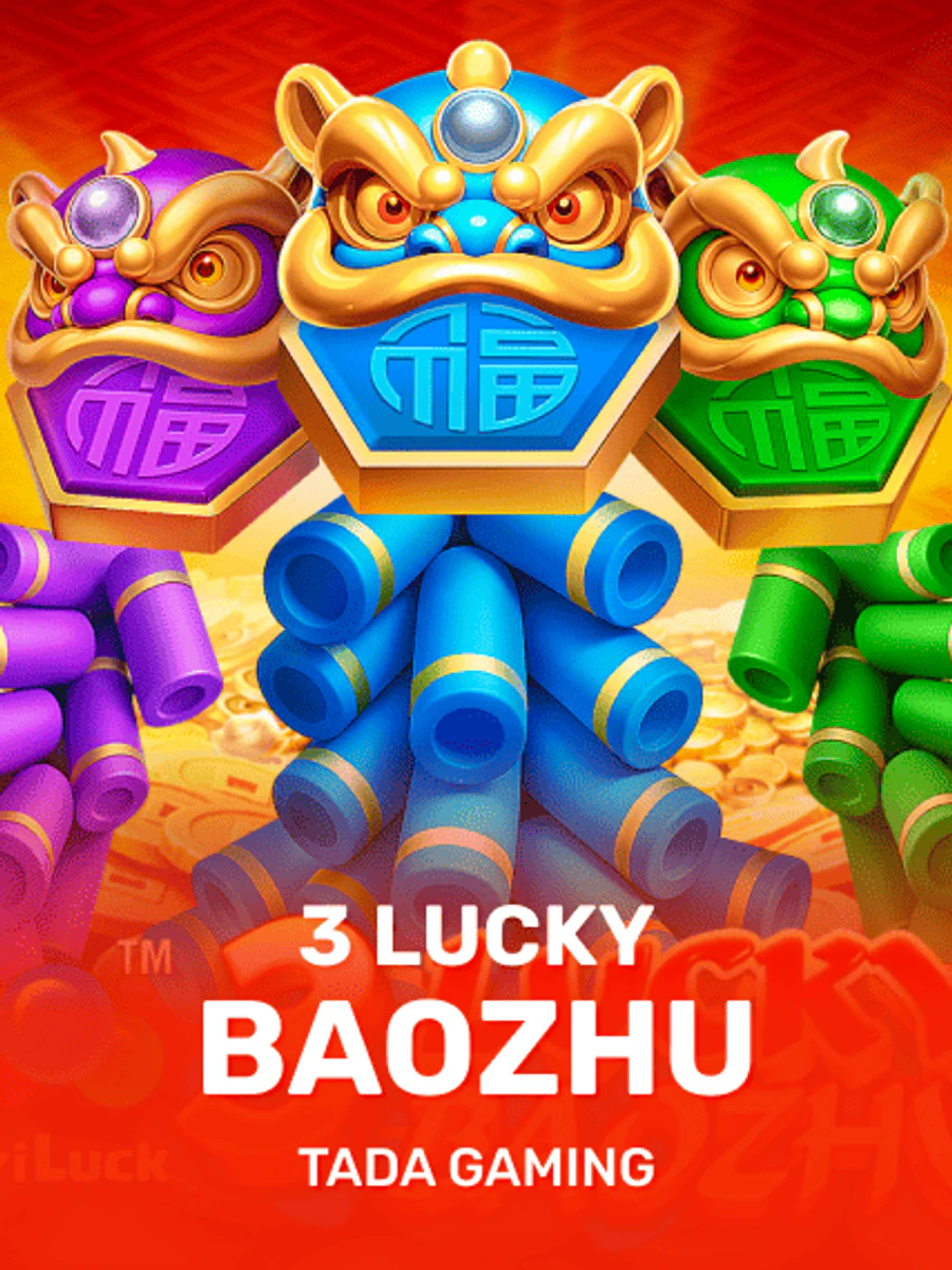 3 Lucky BaoZhu slot game artwork