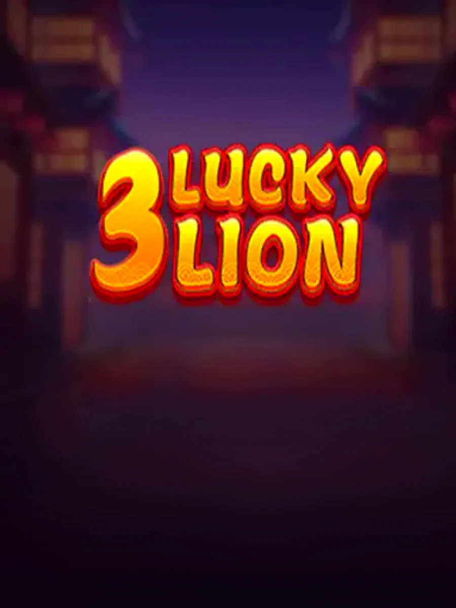 3 Lucky Lion slot game artwork