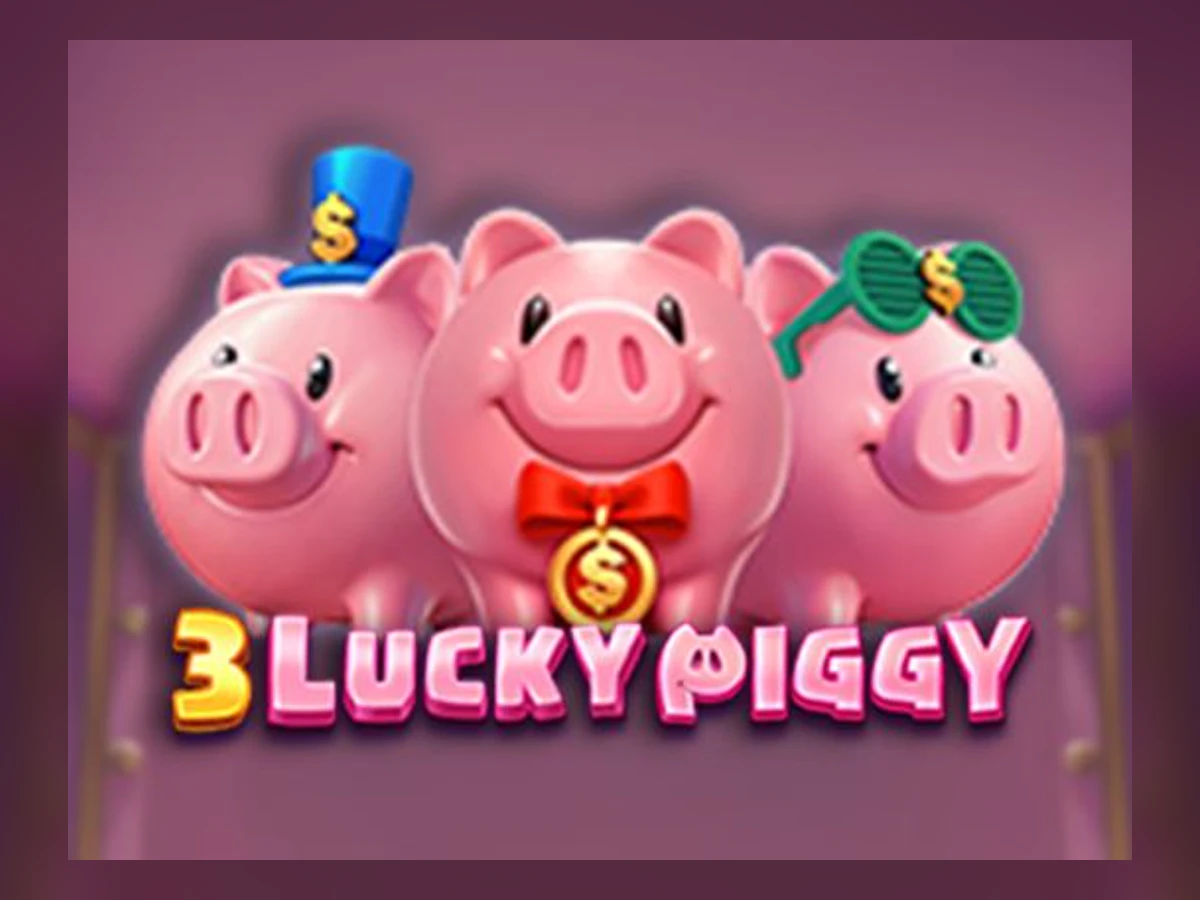 3 Lucky Piggy slot game artwork