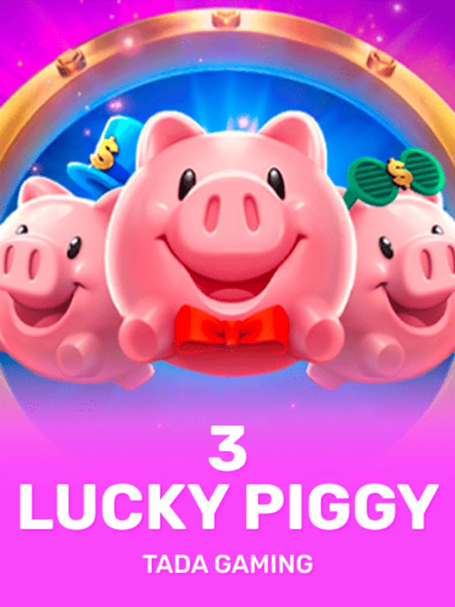 3 Lucky Piggy slot game artwork