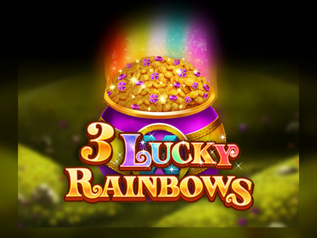3 Lucky Rainbows slot game artwork