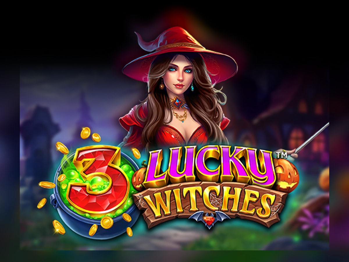 3 Lucky Witches slot game artwork