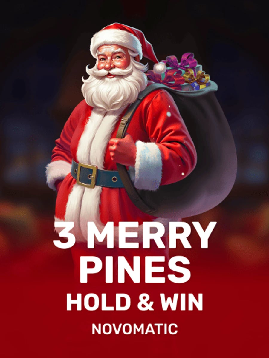3 Merry Pines Hold & Win slot game artwork