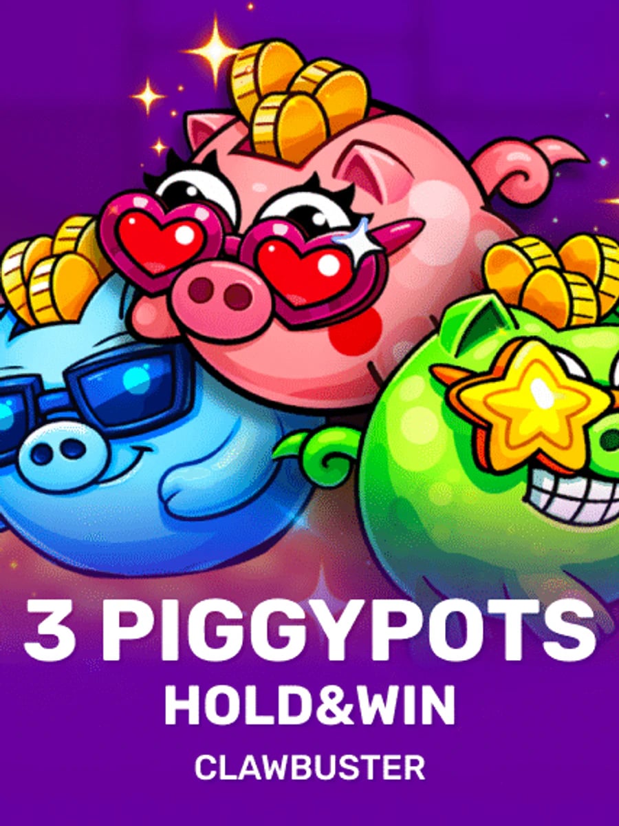 3 Piggypots: Hold&Win slot game artwork