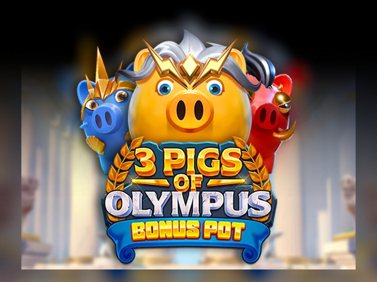 3 Pigs of Olympus Bonus Pot slot game artwork