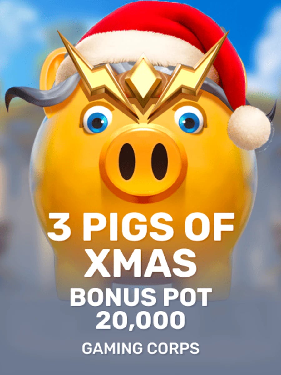3 Pigs of Xmas Bonus Pot 20,000 slot game artwork