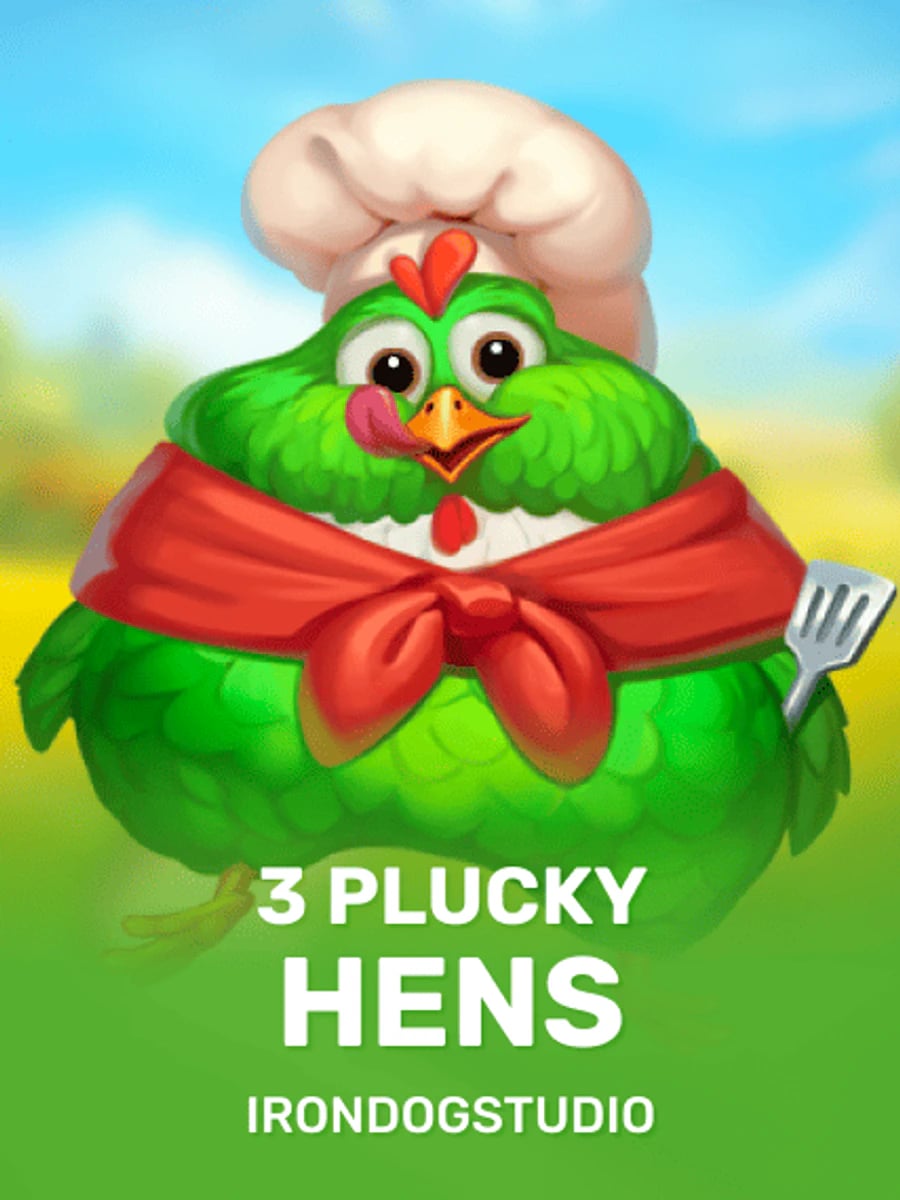 3 Plucky Hens slot game artwork