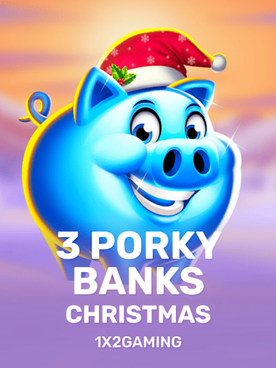 3 Porky Banks Christmas slot game artwork