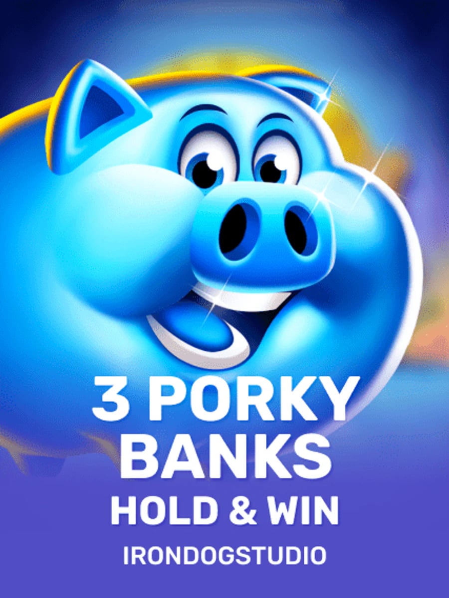 3 Porky Banks Hold & Win slot game artwork