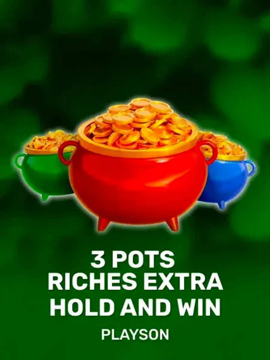3 Pots Riches Extra: Hold and Win slot game artwork