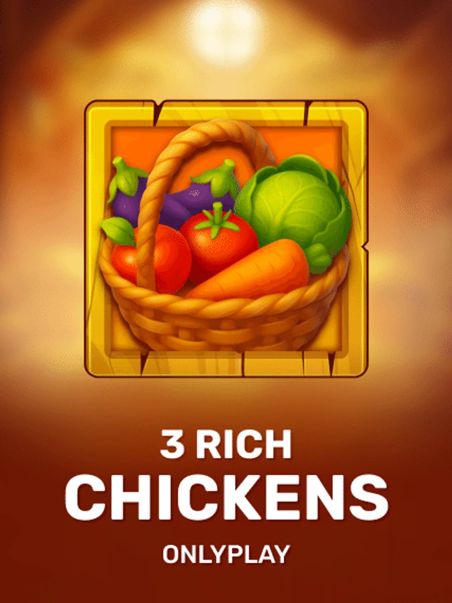 3 Rich Chickens slot game artwork