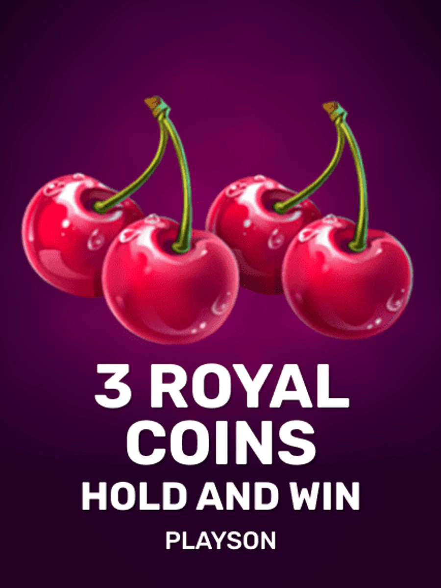 3 Royal Coins: Hold and Win slot game artwork