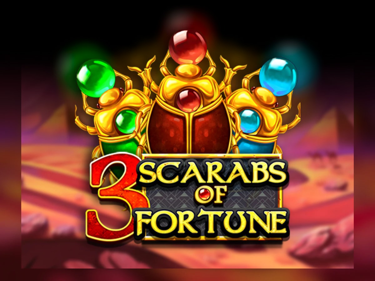 3 Scarabs of Fortune slot game artwork
