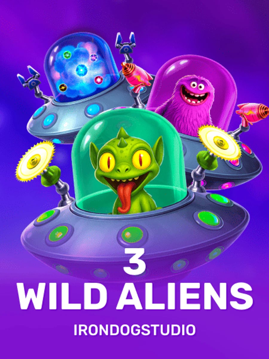 3 Wild Aliens slot game artwork
