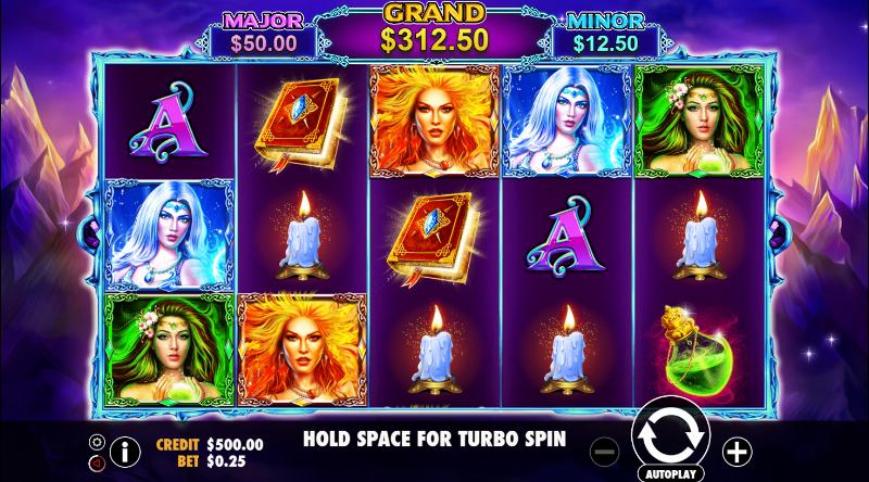 3 Witches (The Stars Group) slot game artwork
