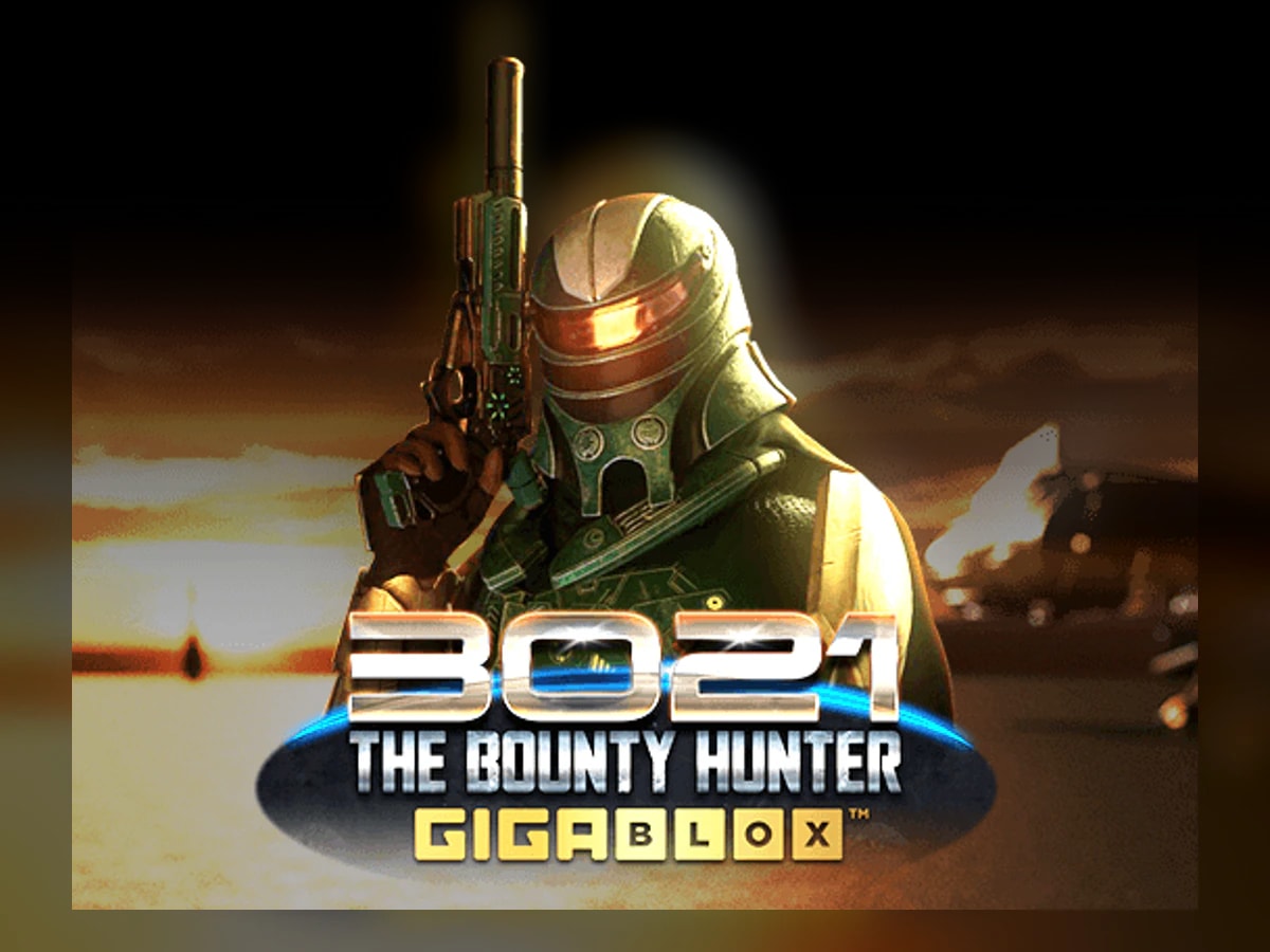 3021 The Bounty Hunter Gigablox slot game artwork