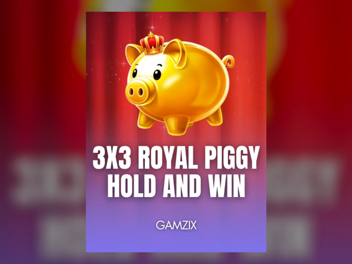 3×3 Royal Piggy: Hold The Spin slot game artwork