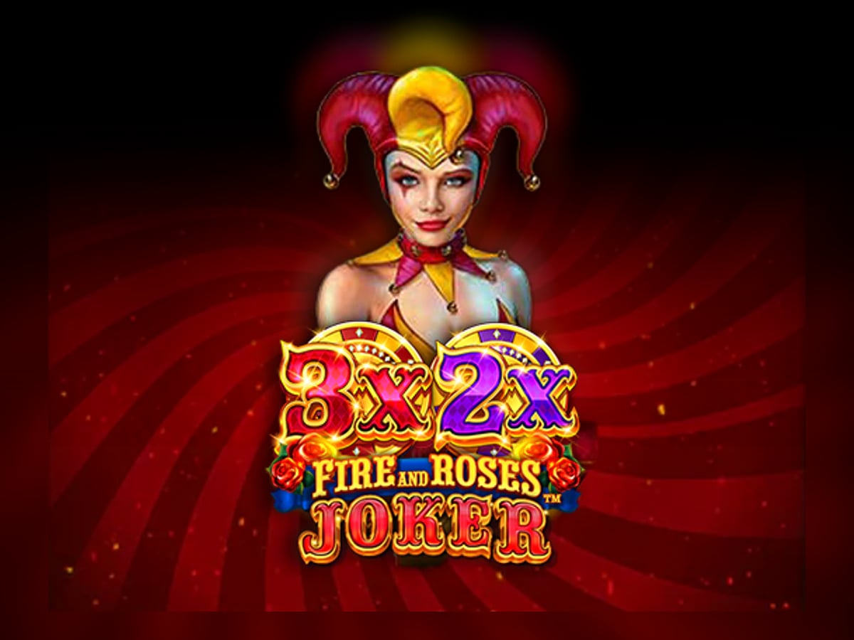3x 2x Fire and Roses Joker slot game artwork