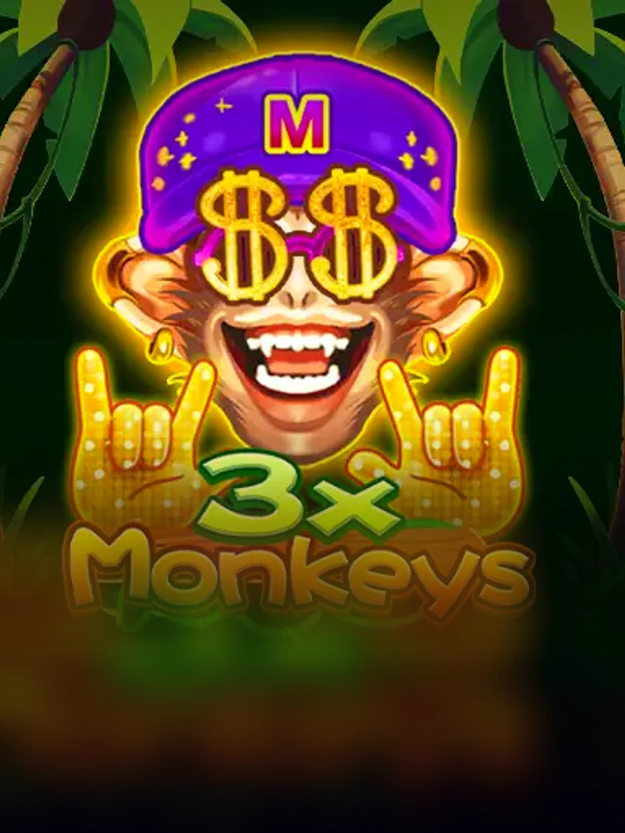 3x Monkeys slot game artwork