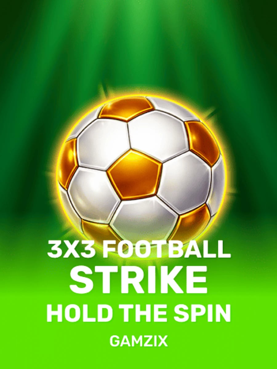 3x3 Football Strike: Hold the Spin slot game artwork