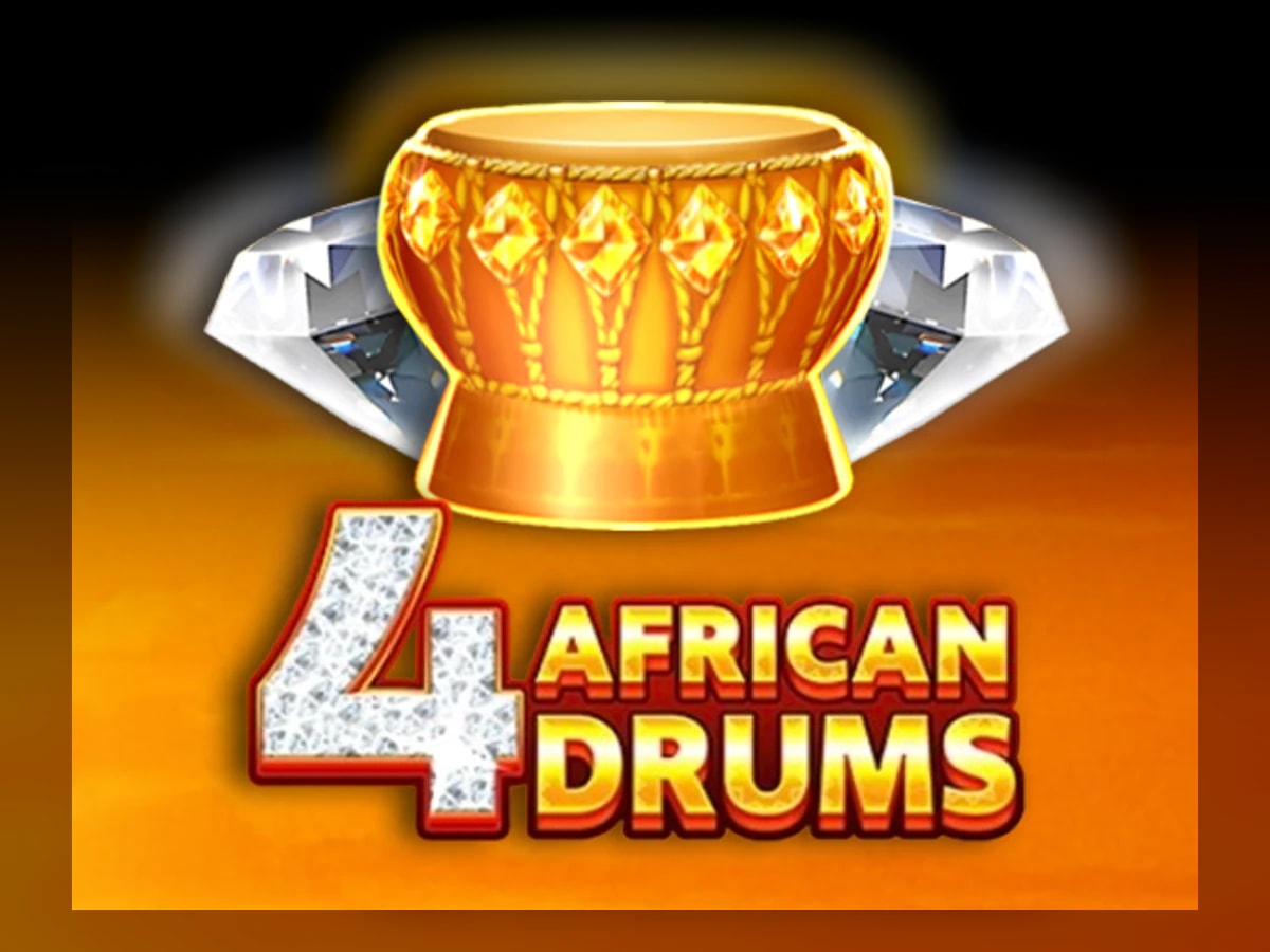 4 African Drums slot game artwork