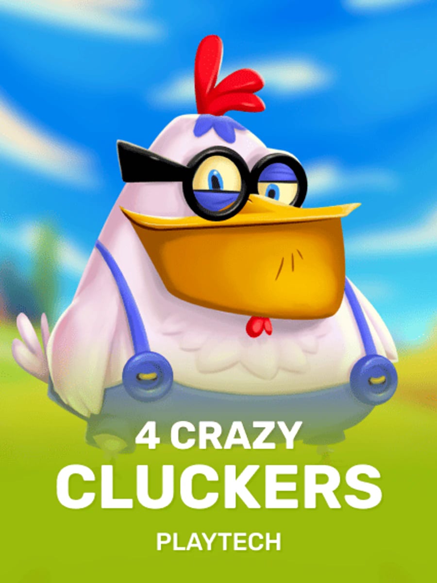 4 Crazy Cluckers slot game artwork