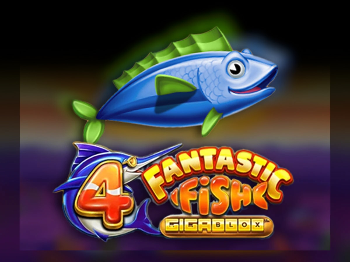 4 Fantastic Fish Gigablox slot game artwork