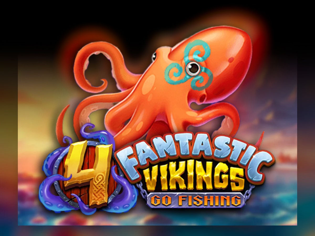 4 Fantastic Vikings Go Fishing slot game artwork