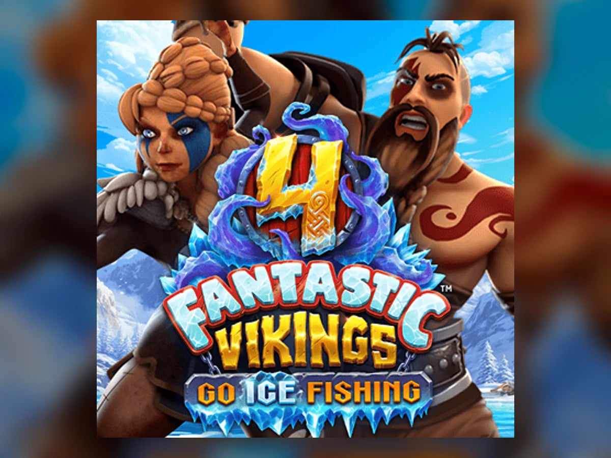 4 Fantastic Vikings Go Ice Fishing slot game artwork