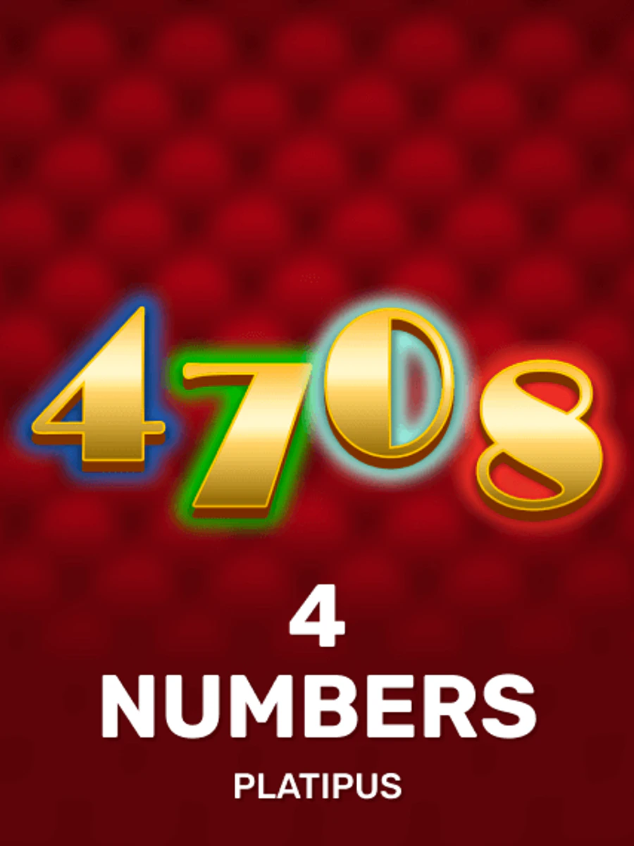 4 Numbers slot game artwork