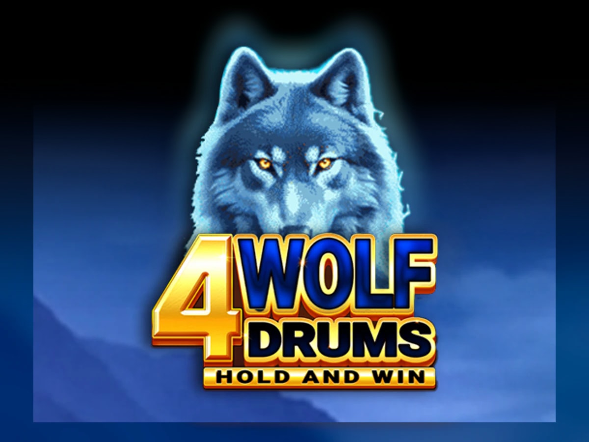 4 Wolf Drums slot game artwork