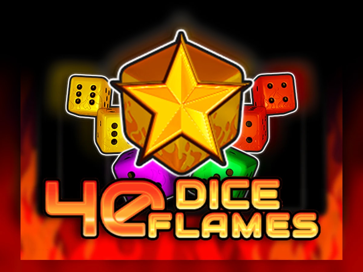 40 Dice Flames slot game artwork