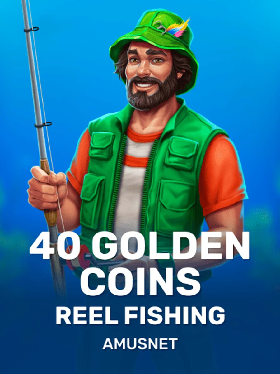 40 Golden Coins: Reel Fishing slot game artwork