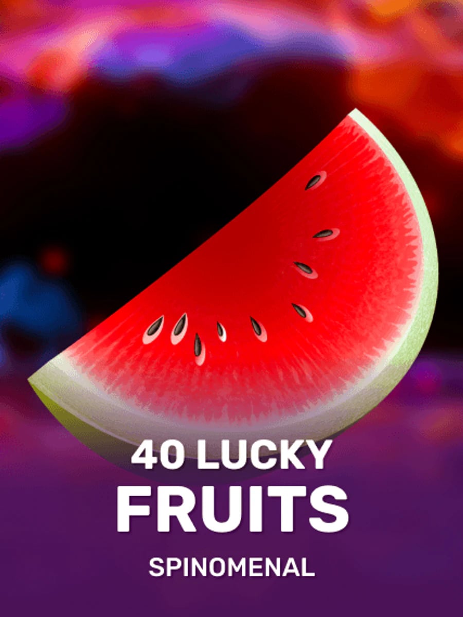 40 Lucky Fruits slot game artwork