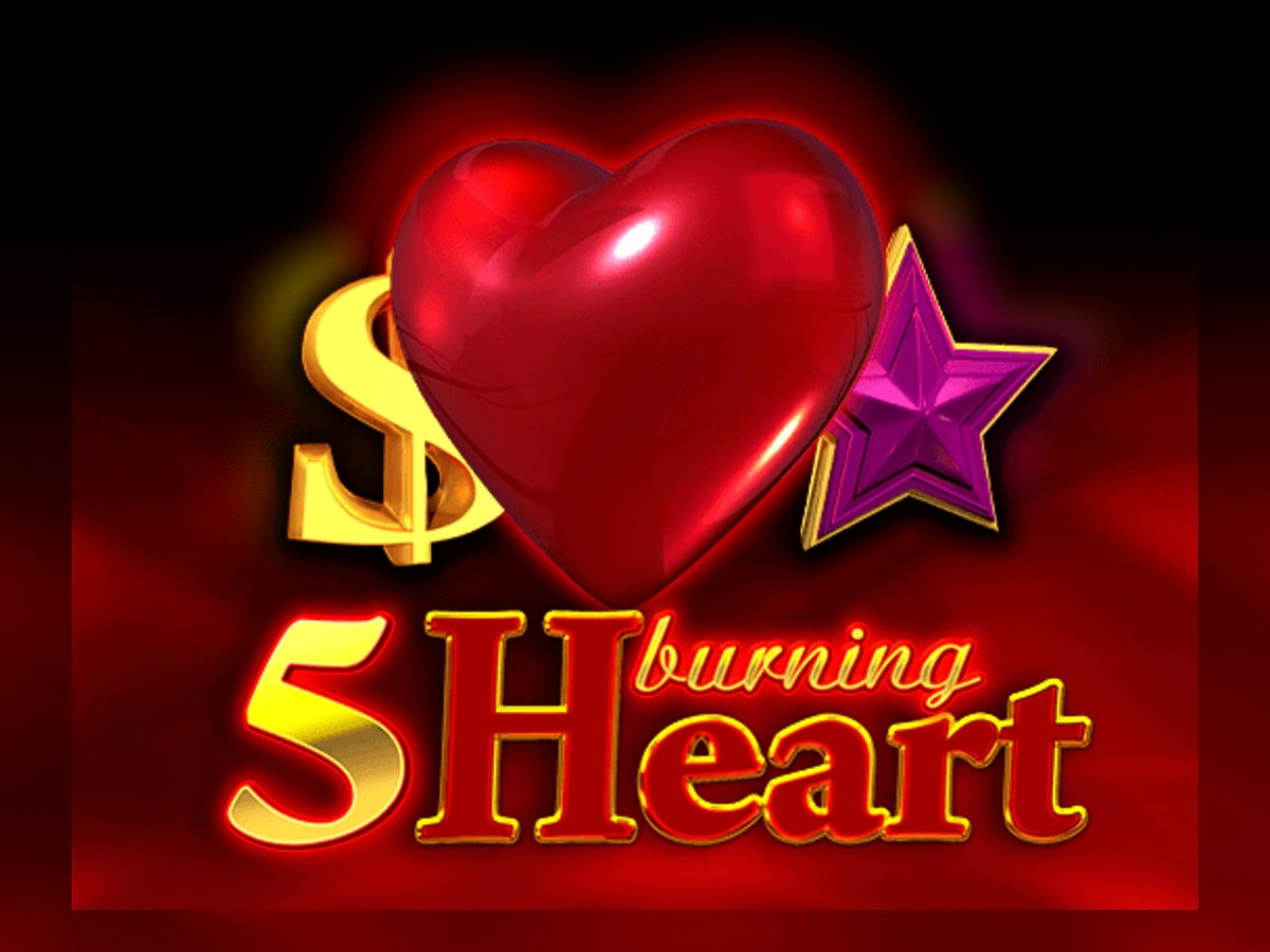 5 Burning Heart slot game artwork