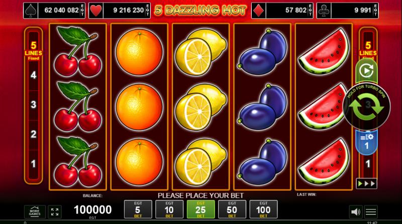 5 Dazzling Hot slot game artwork